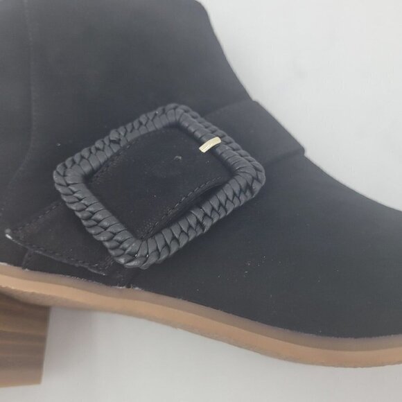 NIB Jack Rogers Women's Izzie Suede Bootie Black Casual Buckle Shoe Size 9M - Picture 6 of 12